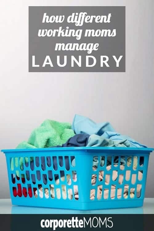 Fun discussion about working moms and LAUNDRY! Every working mom has her own system here so this was a really fun discussion: who does the laundry in your house? How often is it done, have you outsourced any part of it, such as by giving the kids laundry chores or asking the nanny or au pair to do the kids' laundry?