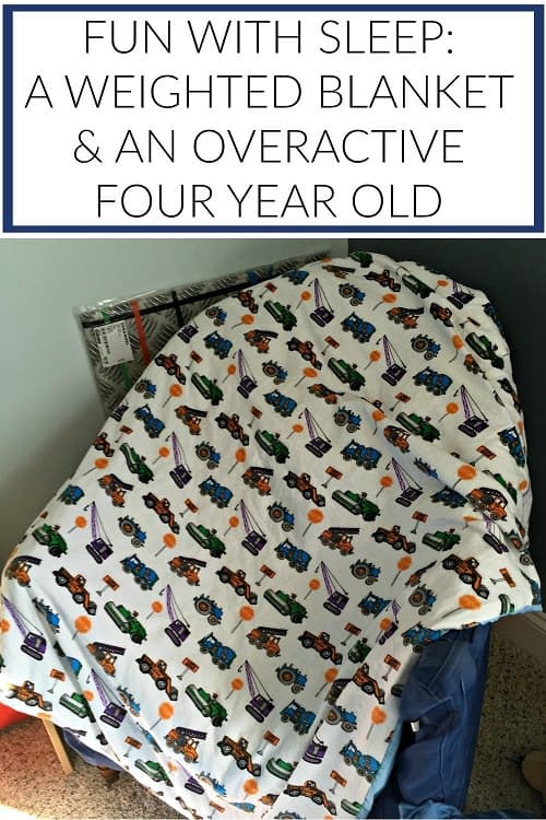 One mom shared her weighted blanket review of the Magic Blanket -- bottom line, it was AMAZING to help her son catch up on sleep that he was sorely missing!