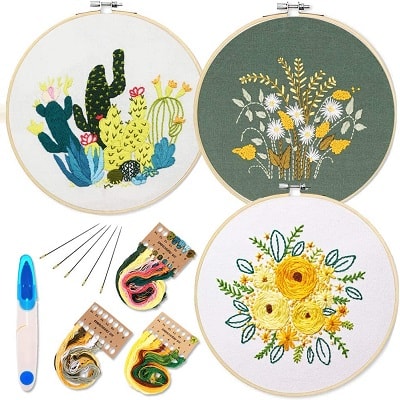 3 Pack Embroidery Starter Kit