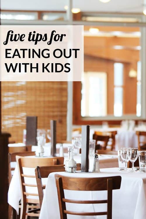 We rounded up our top FIVE tips for eating out with kids with style and grace, including how to not annoy everyone sitting around you and when to call it quits.