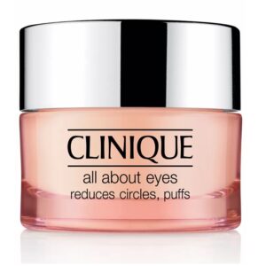 A container of Clinique's All About Eyes