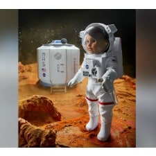 The American Girl 'Girl of the Year' for 2017 Luciana Vega, an 11-year-old who aspires to be an astronaut and the first person on Mars.