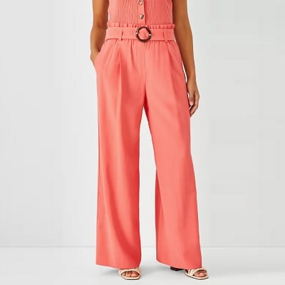 Washable Workwear Wednesday: Belted Wide-Leg Pant - CorporetteMoms