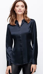 Ann Taylor Silk Legacy Blouse | CorporetteMoms