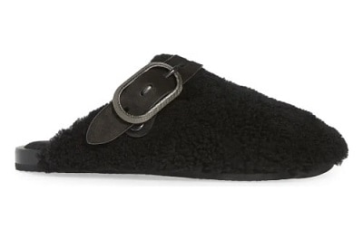 Ansley Shearling Slingback Mule