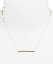 Argento vivo bar hot sale pendant necklace