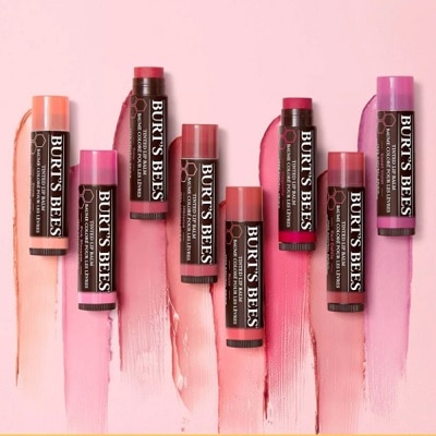 Burt's Bees tinted lip balms in eight shades