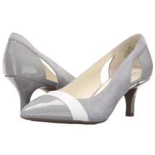 A pair of Anne Klein Grey heels