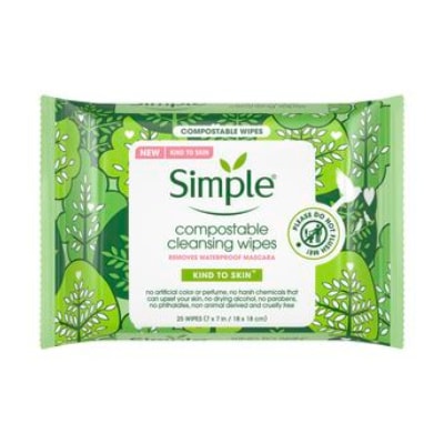 Simple Compostable Cleansing Wipes