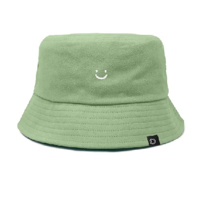 Green bucket hat