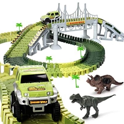 Dinosaur Racetrack Toy Set