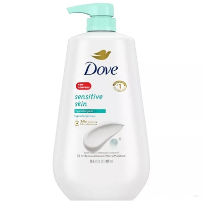 Dove Beauty Sensitive Skin Hypoallergenic Body Wash Pump - 30.6 fl oz