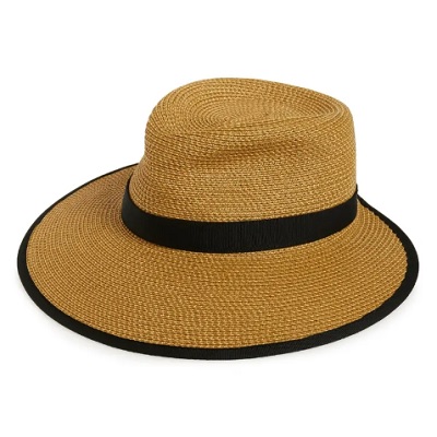 Eric Javits - Sun Crest Packable Hybrid Straw Fedora Visor