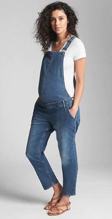 Maternity Denim Overalls