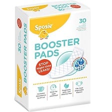 Sposie Booster Pads with Adhesive For Overnight Diaper Leak Protection Diaper liner