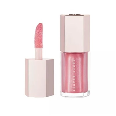 Fenty Beauty pink lip gloss