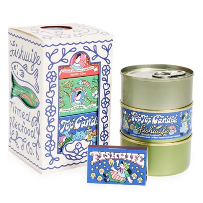 Fishwife Tinned Seafood Co. - The Tinned Candle Trio Gift Set
