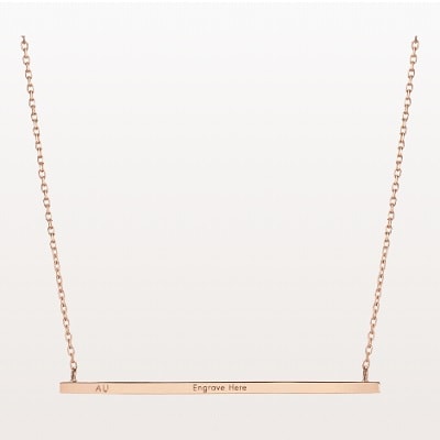 Gold Bar Necklace