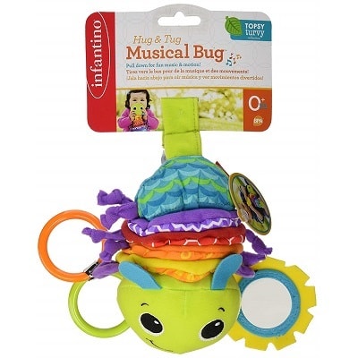 Infantino Hug and Tug Musical Bug