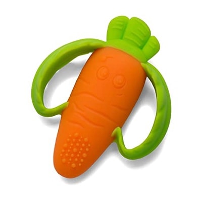 Carrot shaped teether