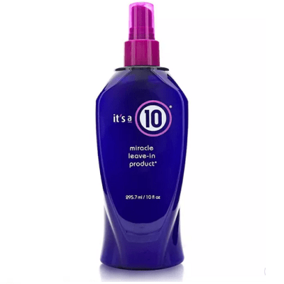 A bottle of It\'s a 10 Miracle Leave-In Conditioner
