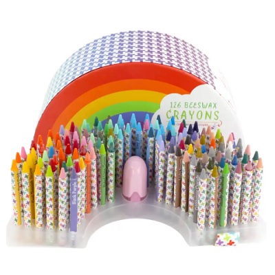 Kid Made Modern - 126-Count Beeswax Crayons Set