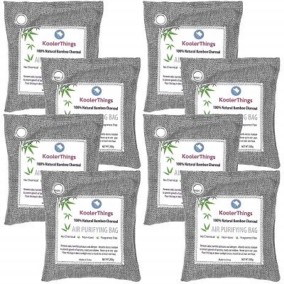 A bags of Bamboo Charcoal Air Purifying Bags