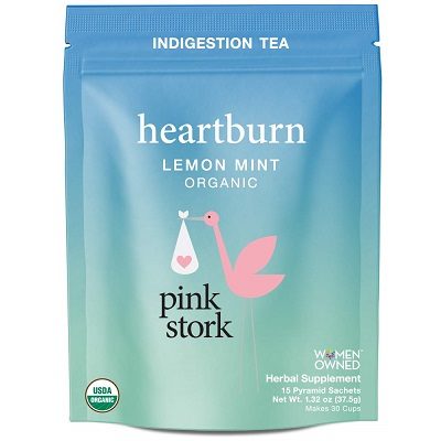 Pink Stork Lemon Mint Heartburn Tea