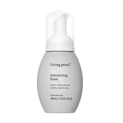 Living Proof Full Texturizing Hair Foam gray bottle