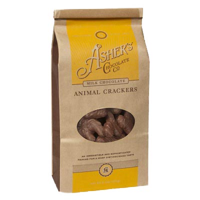 Asher's Milk Chocolate Covered Animal Crackers