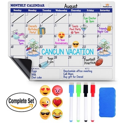 Magnetic Dry Erase Calendar