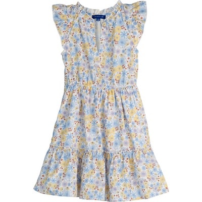 girl's floral print day dress