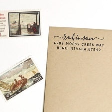 Return Address Stamp