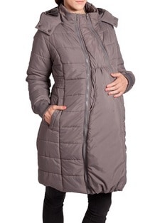 Modern Eternity Quilted Puffer Convertible Maternity Coat