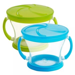 Blue and green Munchkin Snack Catcher