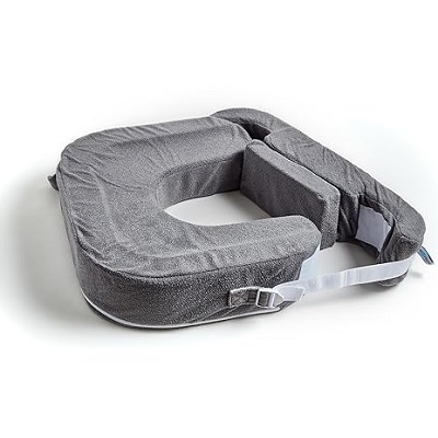 Gray My Brest Friend Twin Nursing Pillow