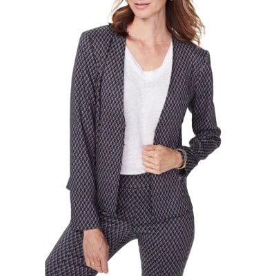 A woman wearing a Bay City Blazer