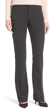 A woman wearing a pair of Michelle Stretch Ponte Trousers.