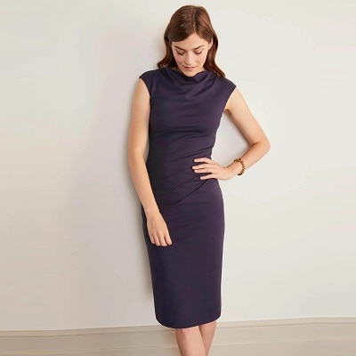 Washable Workwear Wednesday: Natalie Ponte Dress - CorporetteMoms