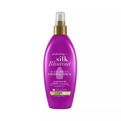 OGX Protecting + Silk Blowout Quick Drying Thermal Spray - 6 fl oz