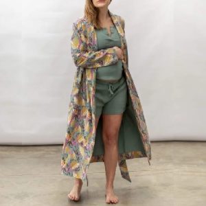 Maternity Monday: Organic Cotton Lounge Robe - CorporetteMoms
