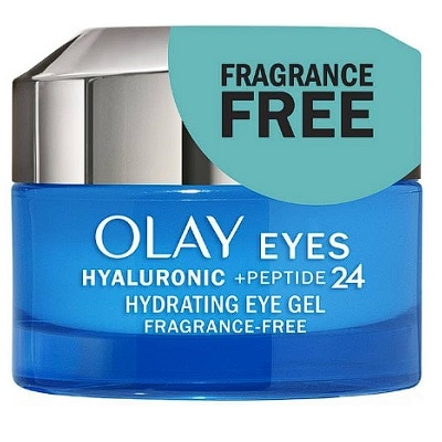Olay Hyaluronic + Peptide 24 Fragrance-Free Gel Eye Cream