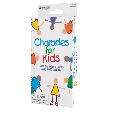 Charades for Kids card box