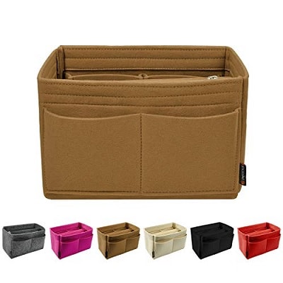 Purse organizer with different color options