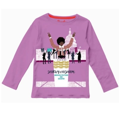 Shirley Chisolm Long Sleeve Tee, A Trailblazer Collection
