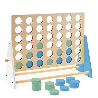 A multicolored Connect 4-style game