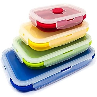 4pcs Storage container in multi color