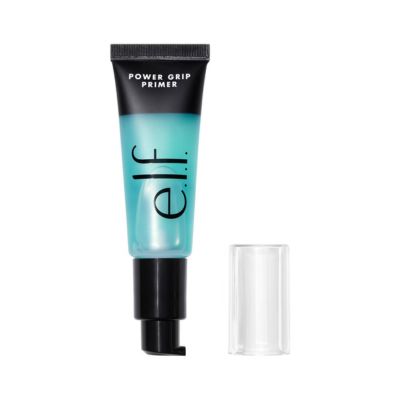 A tube of e.l.f. primer next to its clear cap