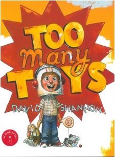 product image of book titled "Too Many Toys" by David Shannon