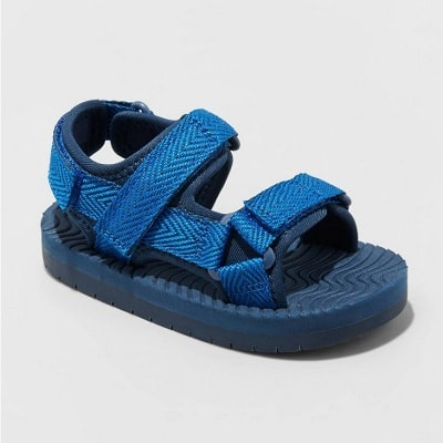 Blue toddler sandal